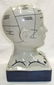 Porcelain Phrenological Head Inkwell - 5