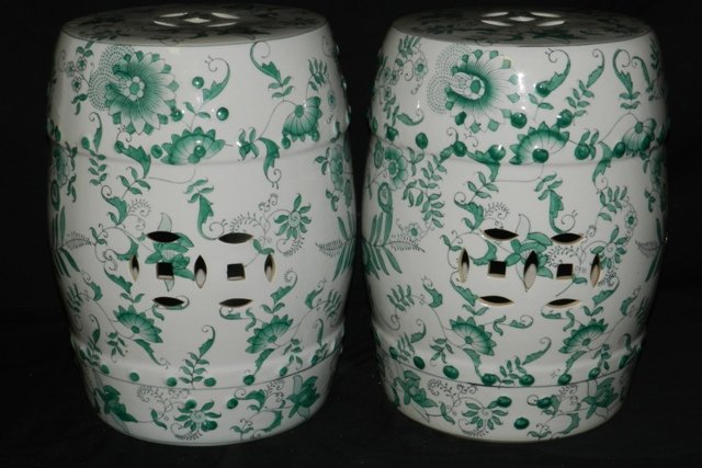 Attar. Mottahedeh Chinese Export Garden Stools (1 of 5)
