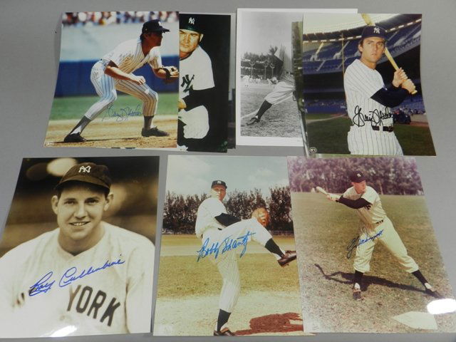 New York Yankees Signed 8" X 10"s (9) (1 of 6)