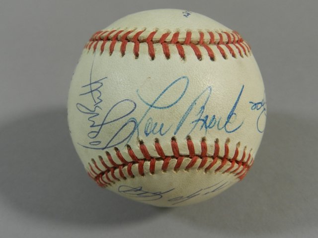 3,000 Hit Signed Baseball - 8 Players (1 of 7)