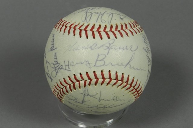 1965 Baltimore Orioles Team-Signed Baseball (1 of 8)