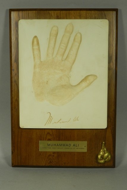 Mohammad Ali Hand Mold: Issued limited edition mold as shown.