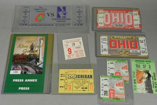 Ohio State Buckeyes Ticket Collection (1 of 5)