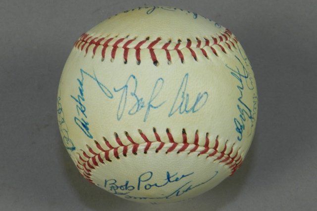 1981 Atlanta Braves Team Signed Baseball (1 of 7)