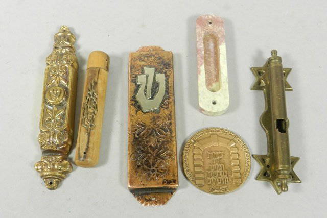 Vintage Jewish Mezuzahs
