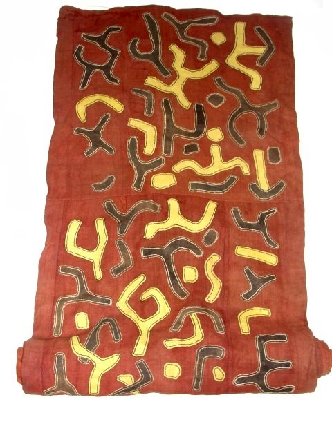 Raffia Kuba Cloth Congo N'gongo Skirt 29'' x 174'' (1 of 6)