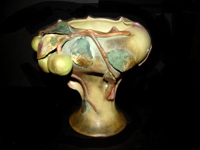 Austrian Amphora Pottery Compote (1 of 9)