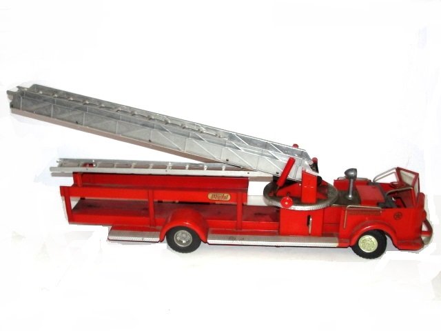 antique toy fire trucks value