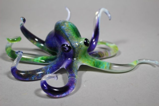 Scott Bisson Art Glass Octopus (1 of 7)