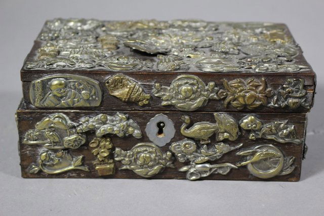 Oriental Brass Sword Hilt Charms (1 of 8)