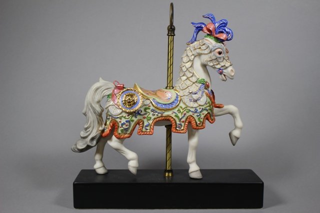 Limited Edition Cybis Porcelain "Charger "Horse (1 of 9)