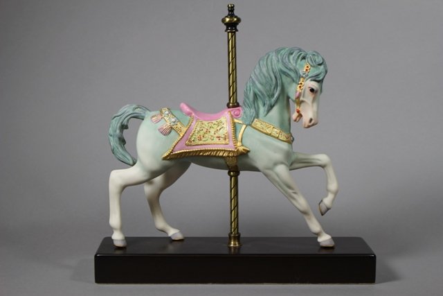 Cybis Limited Edition Blue Carousel Horse # 5 (1 of 9)