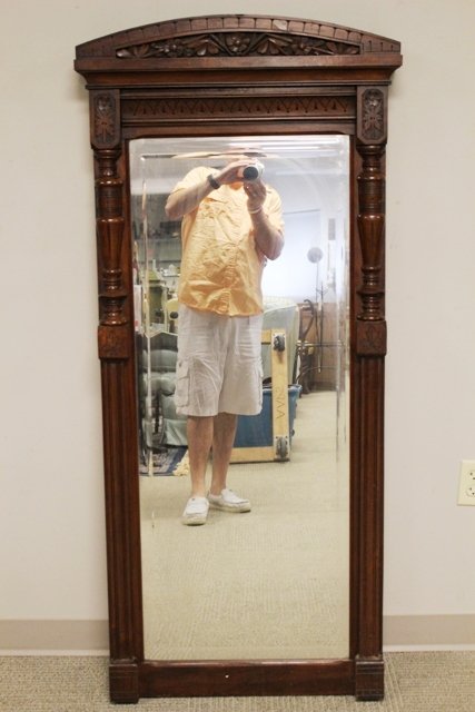 Victorian Hanging Wall Mirror (1 of 6)