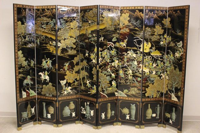 8 Panel Oriental (Chinese) Screen (1 of 8)