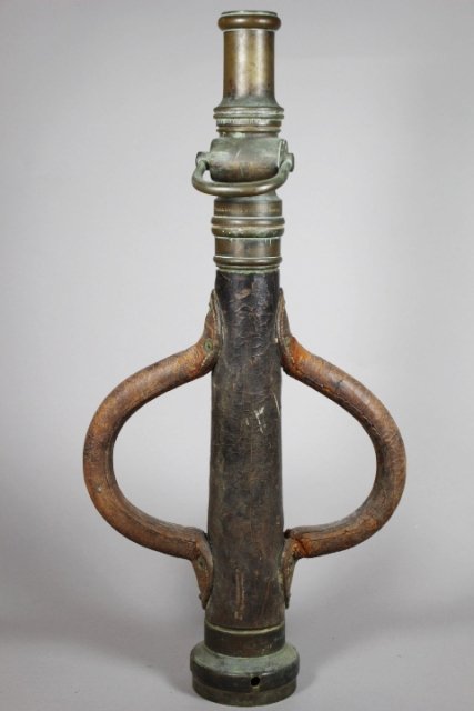 1835 Callahan Brass Firehose Nozzle (1 of 9)