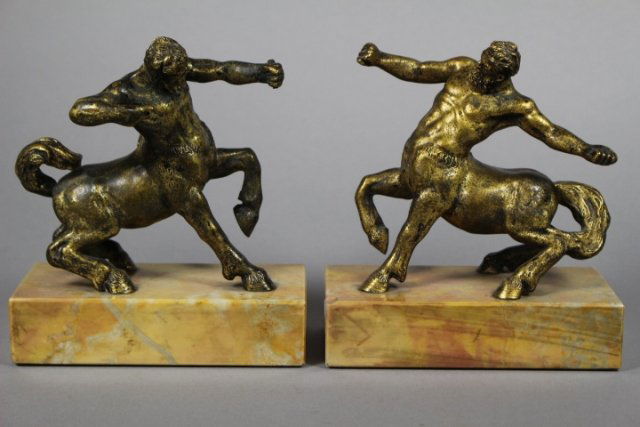 20th Century Bronze Greek Mythology Centaur Bookends (1 of 7)