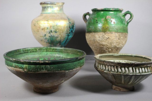 Four Piece Of Early Persian Pottery (1 of 9)