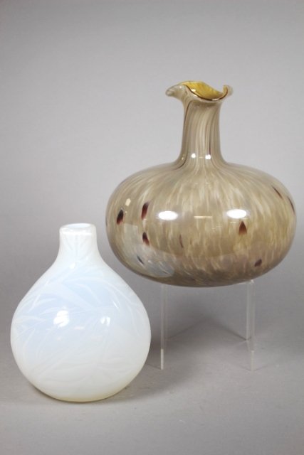 Two Contemporary Glass Vases (1 of 8)