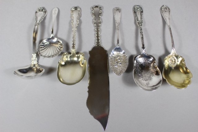 6 Sterling Silver Serving Pieces (1 of 9)