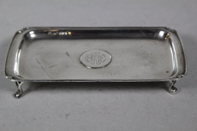 19th Century Sterling Silver Footed Tray (1 of 6)