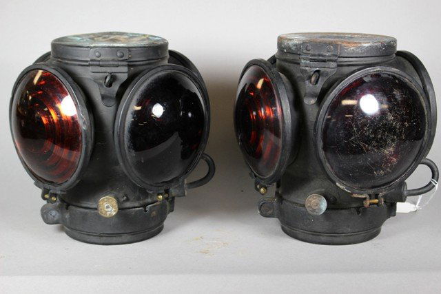 Pair of Adams & Westlake Model #270 Marker Lamp (1 of 5)
