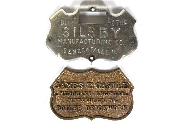 Silsby Manuf. Co. and James T. Castle Shield Plaques (1 of 7)