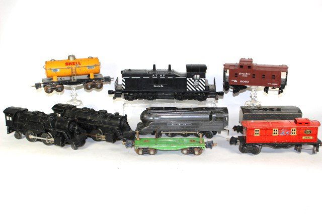 Collection of Lionel O-Gauge Locomotives and Cars (1 of 9)