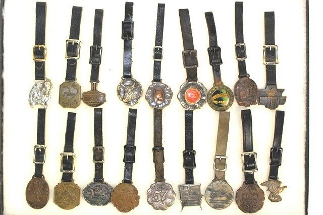Collection of 18 Advertising Related Watch Fobs (1 of 4)