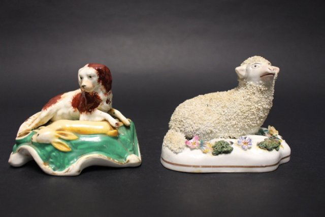 Two 19th Century Staffordshire Figural Groups (1 of 9)