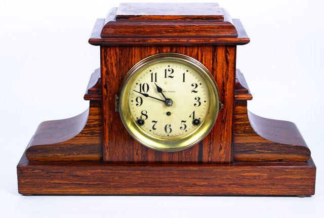 19th Century Seth Thomas Adamantine Mantle Clock (1 of 6)