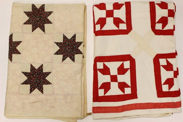 Two Early Hand Stitched Quilts (1 of 7)