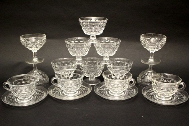 Fostoria Glass Co. American Pattern Glasses and Cups (1 of 5)