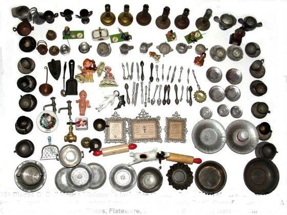 70+ Pieces Of Doll House Miniature's Utensils (1 of 1)