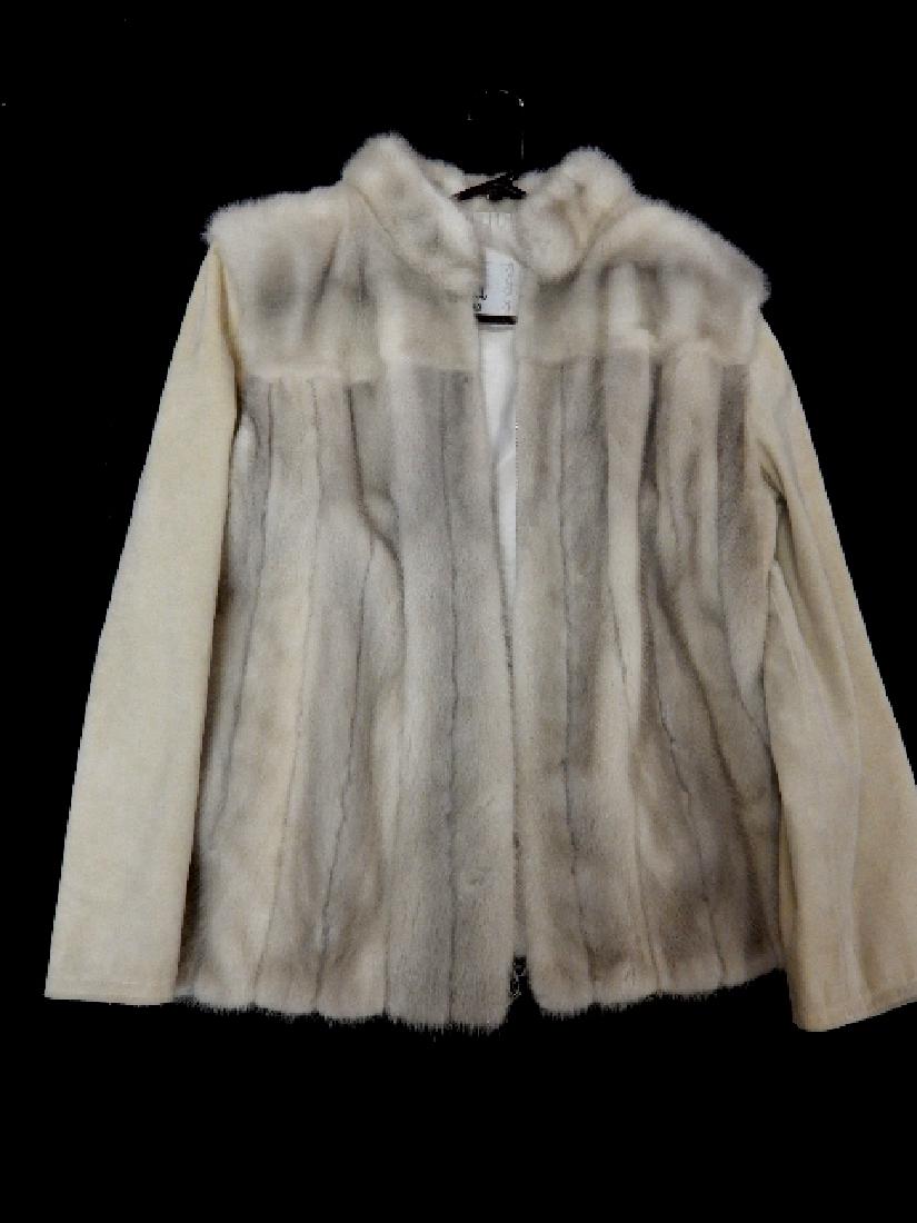 Mink Grey / Cream & Suede Jacket Restyled (1 of 6)