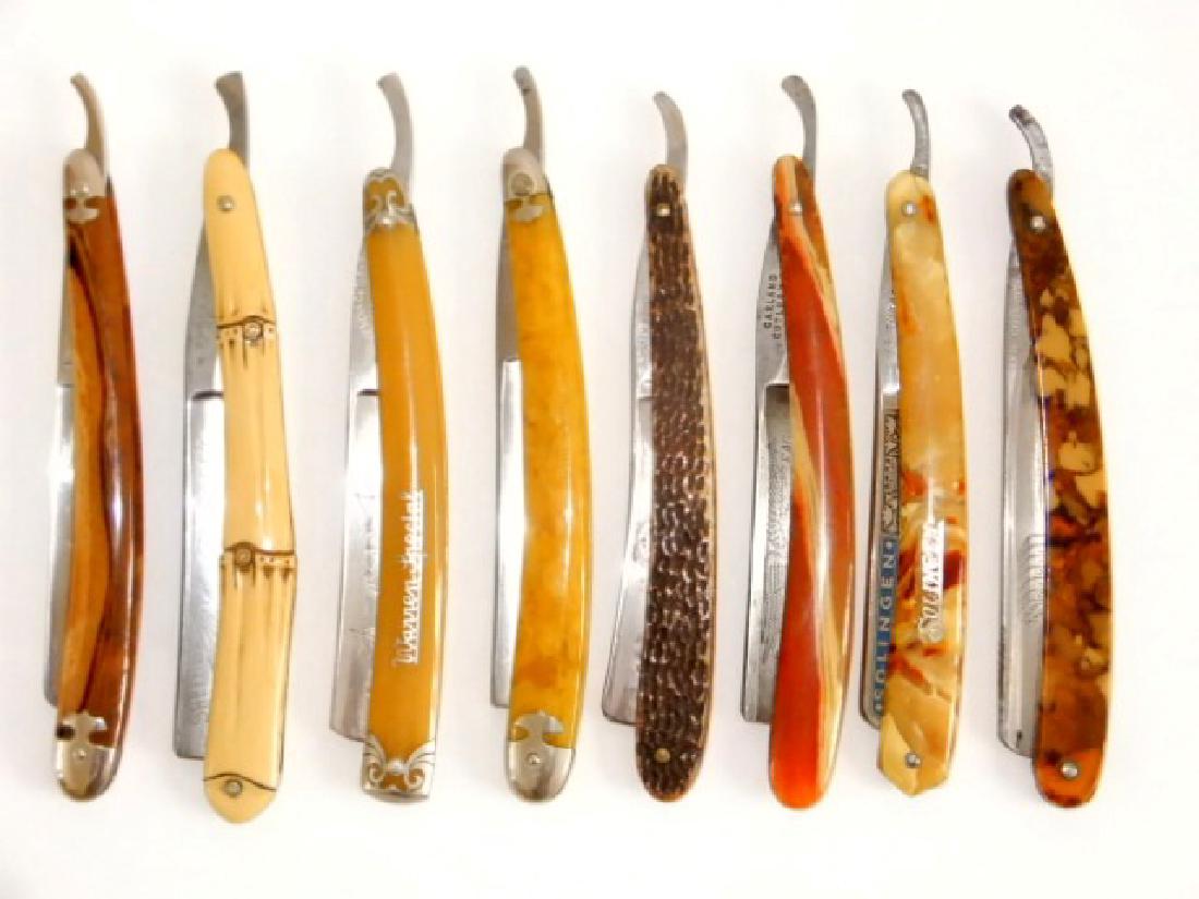 Collection Of Eight Vintage Straight Razor's (1 of 10)