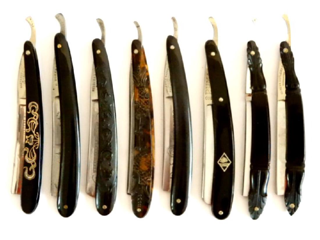 Collection Of Eight Vintage Straight Razor's (1 of 10)