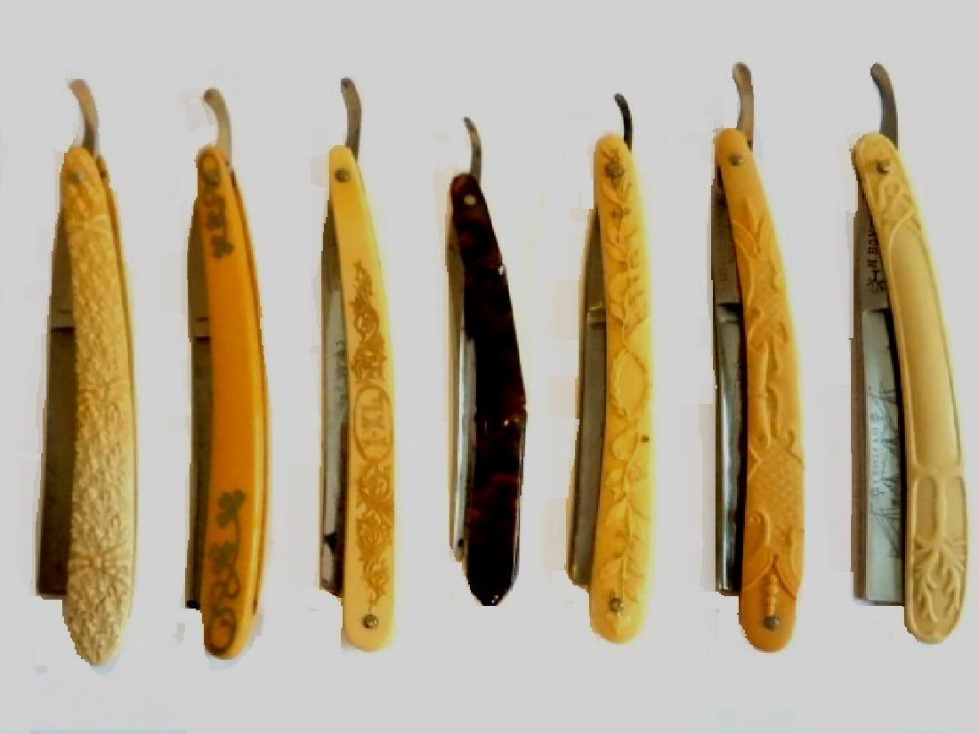 Collection Of Seven Vintage Straight Razor's (1 of 10)
