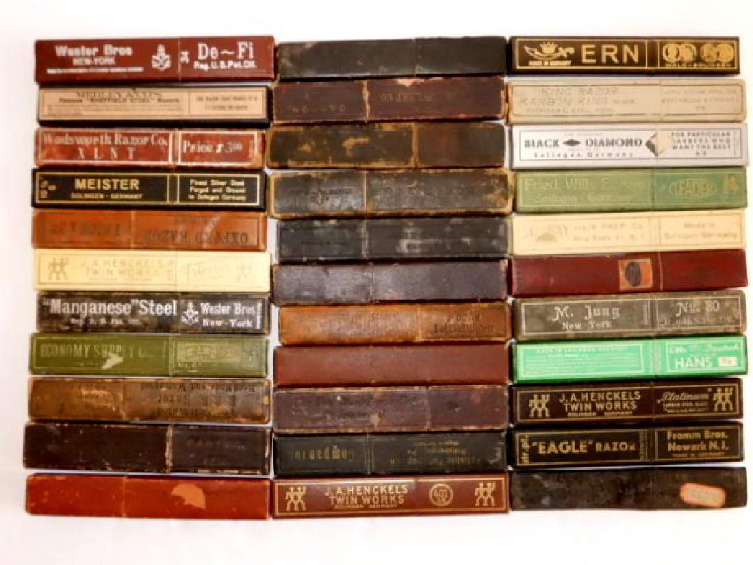 Collection of 64+ Straight Razor Cases (1 of 5)