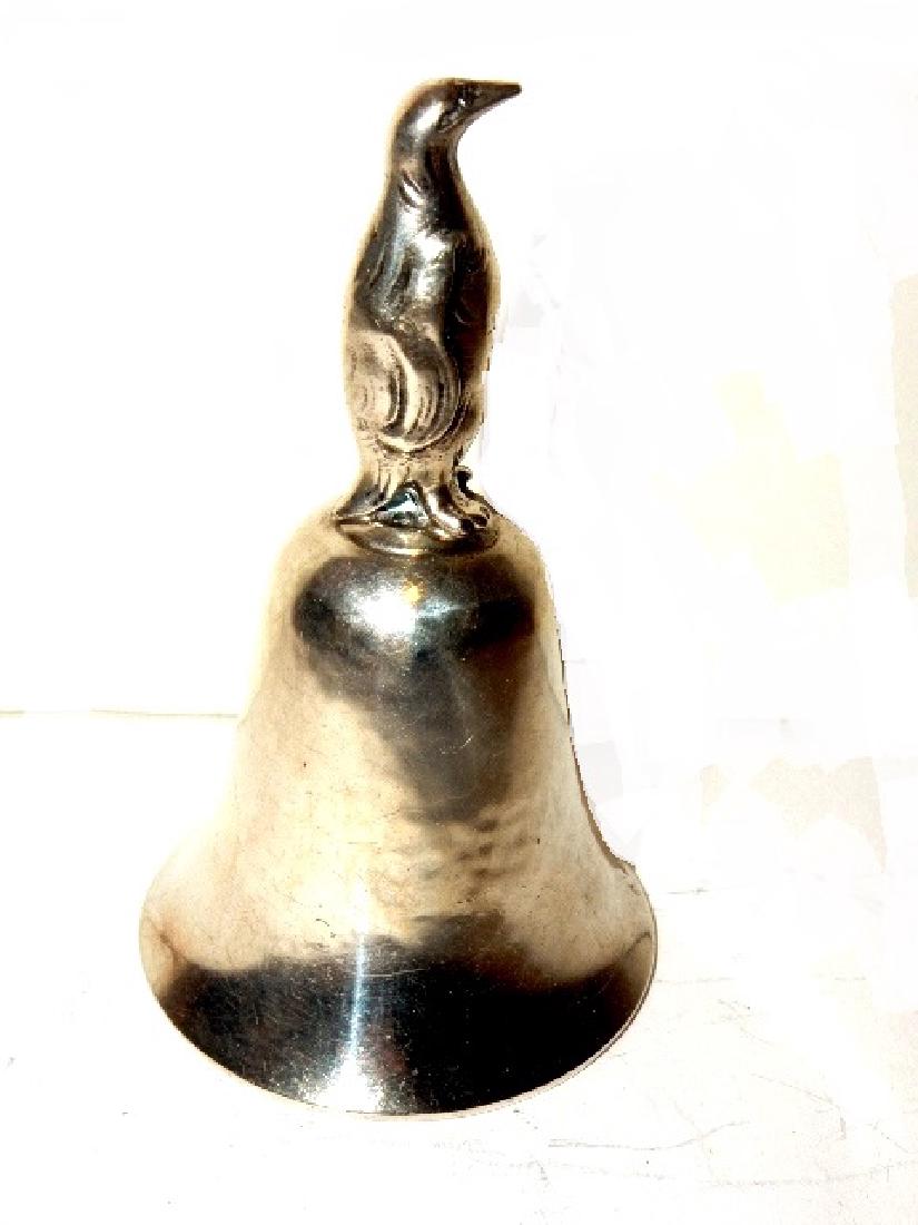 Sterling Penguin Novelty Dinner Bell 4'' Tall (1 of 4)
