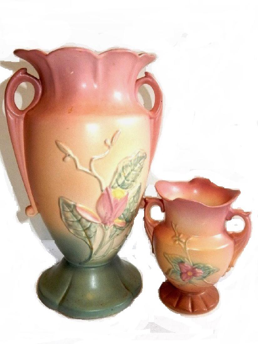 Two Weller Art Pottery Vase's 22-12 1/2 And 62-6 (1 of 8)
