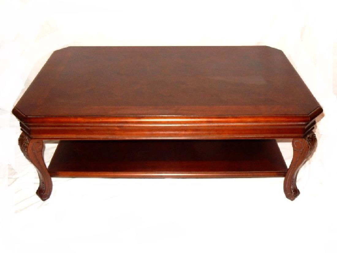 Mahogany Parquetry Inlaid Coffee Table (1 of 7)