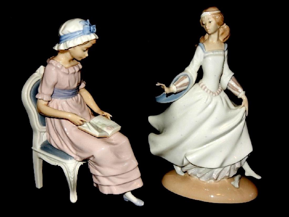 Lladros Rare Cinderella & Girl Reading Book (1 of 5)