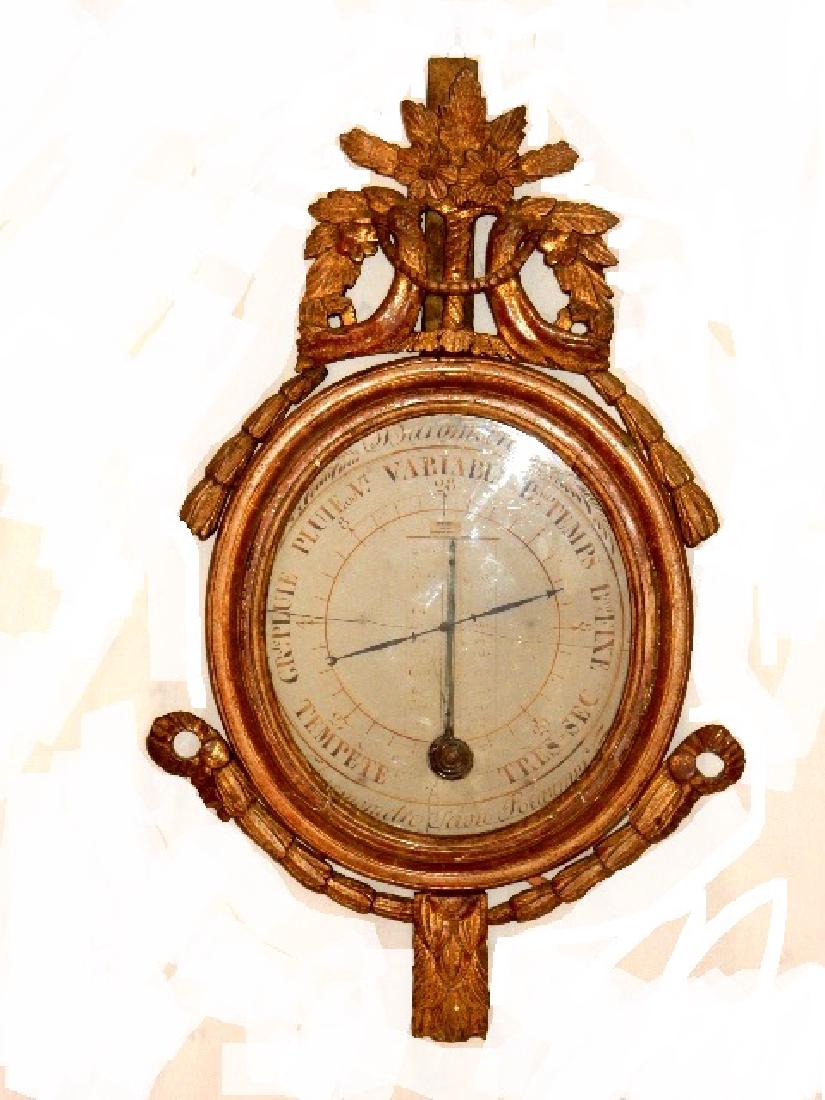 Louis XVI Period French Barometer C. 1790 (1 of 9)