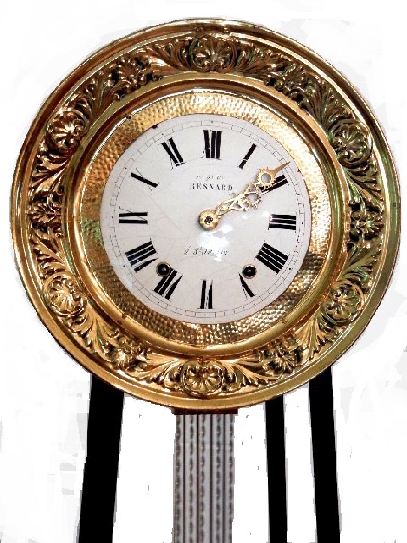 French Brass Morbier Clock 19th. C. ''Besnard''