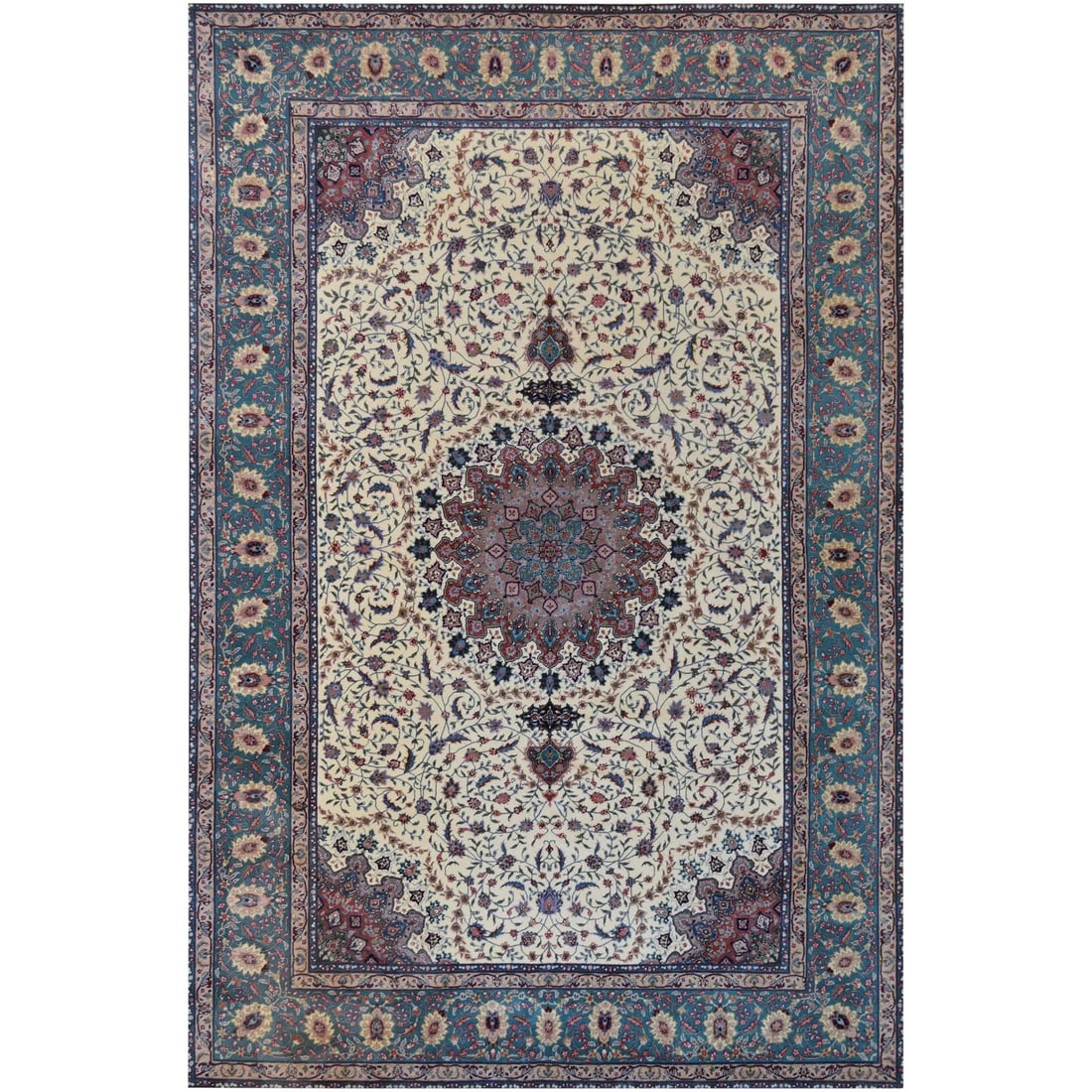 Mansour Tabriz Rug - 6' x 9' (1 of 4)