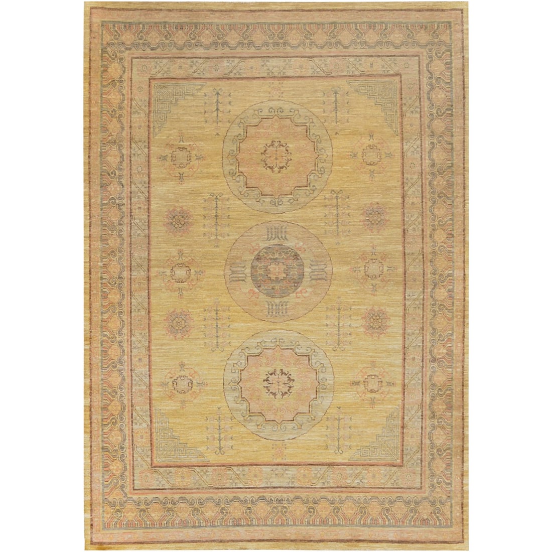 Mansour Genuine Handwoven Khotan Rug - 7'2" X 10' (1 of 1)