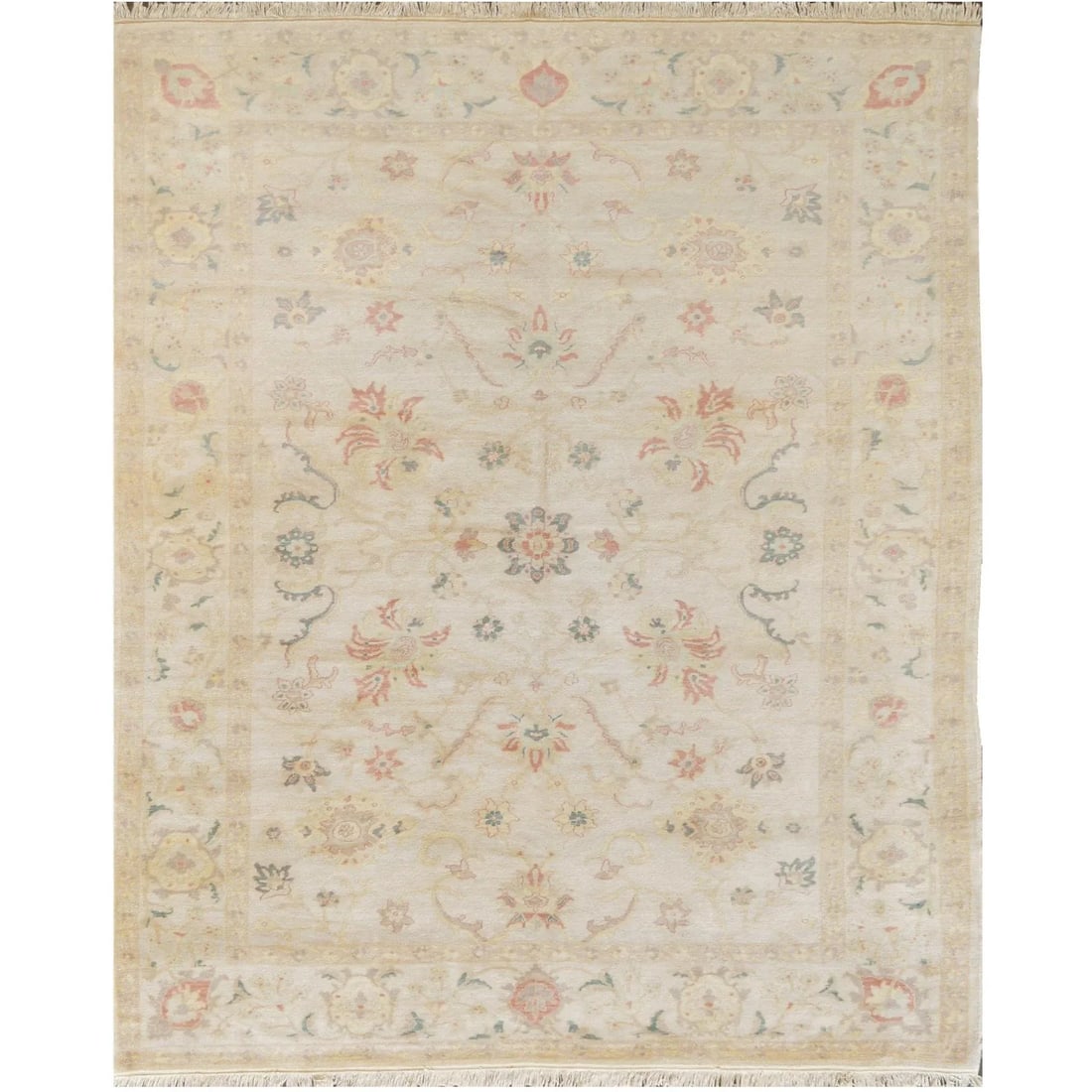 Mansour Handmade Agra Rug: This high quality handwoven decorative rug is from Egypt. Masterful color combinations and extraordinary workmanship. I00% fine natural wool pile on cotton foundation.