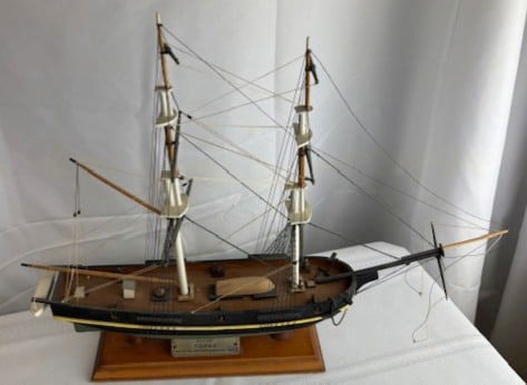 Piels Built Model Ship "Topaz" (1 of 3)