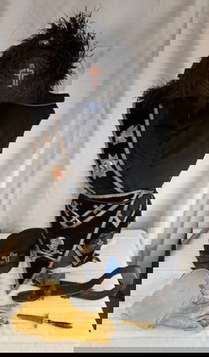 Knights Templar Freemason's Masonic Ceremonial Regalia - Sash, Belt, Apron with Sterling Silver, & (1 of 5)