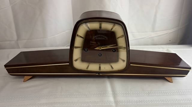 Vintage Anker Mantle Shelf Clock Working Beautifully, Mid-Century Modern MCM (1 of 2)